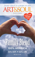 Load image into Gallery viewer, Art&Soul Dreams Family Blend Vienna Roast 10oz