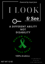 Load image into Gallery viewer, I LOOK Medium Roast Whole Bean 12oz