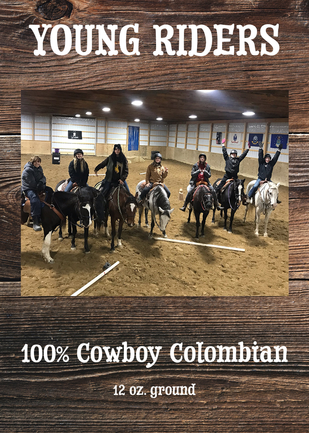 Young Riders 100% Colombian 12oz Ground