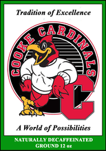 Load image into Gallery viewer, Cooke Cardinals Naturally Decaffeinated Ground 12oz
