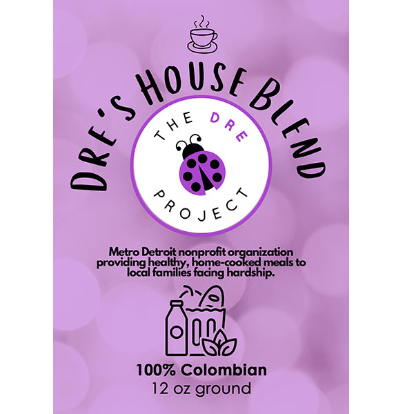 Dre's House Blend 100% Colombian 12oz Ground or Whole Bean